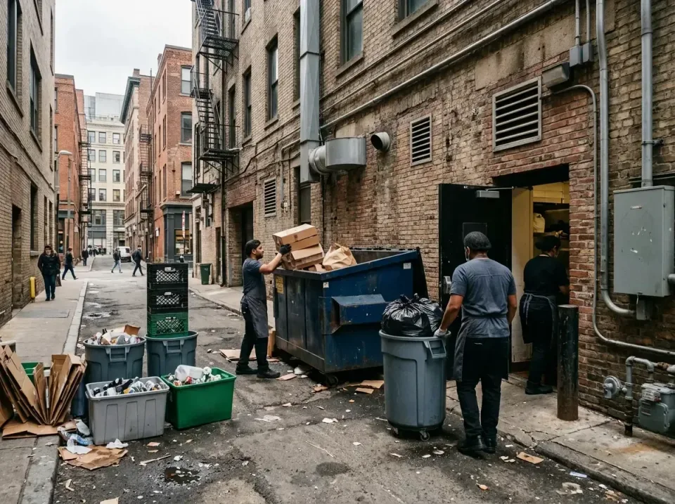 restaurant-back-alley-waste-re-002 restaurant-back-alley-waste-re-002 — How Our Dumpster & Porta Potty Rental Works in Coral Springs, Dumpster & Porta Potty Re…